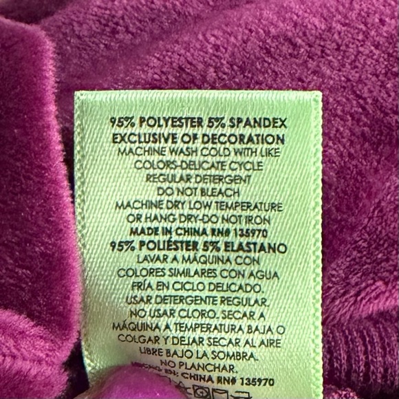 •Honeydew Intimates• Velvety Velour Lounge/Pajama Top - Size Small - Picture 6 of 7